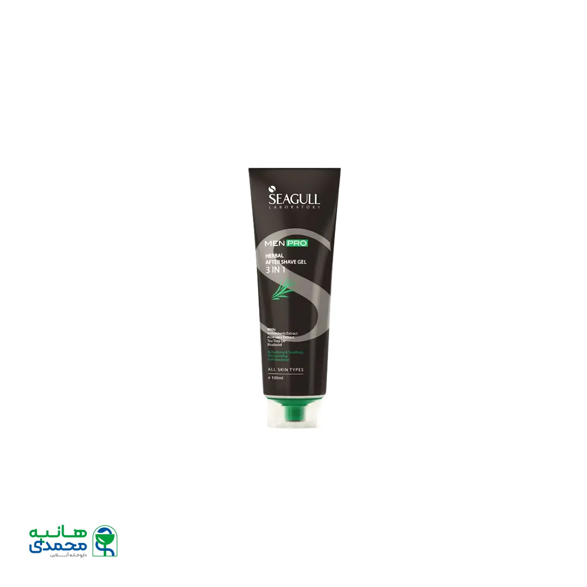 ژل افتر شیو گیاهی آقایان سی گل مناسب انواع پوست ۱۰۰ میلی لیتر