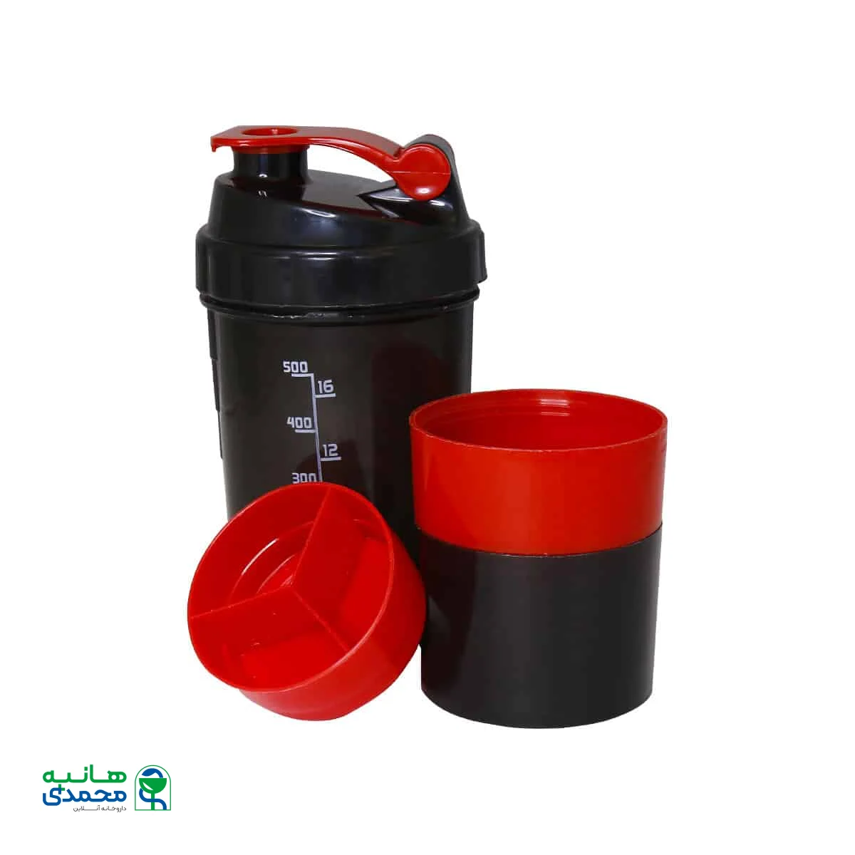 شیکر مات اسپایدر مدل سه تیکه 500 میلی لیتر