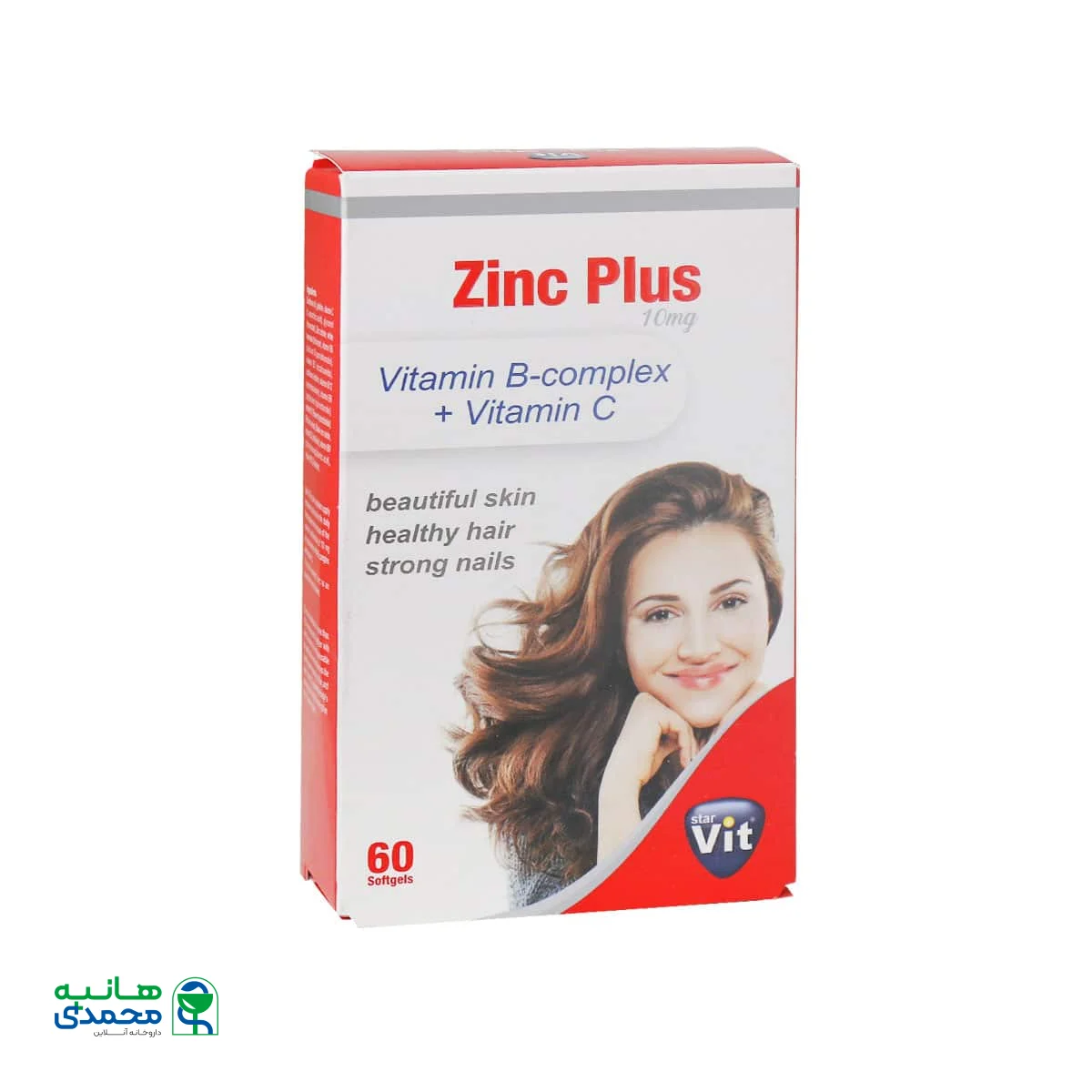 کپسول زینک پلاس 10 میلی گرم استار ویت 60 عدد