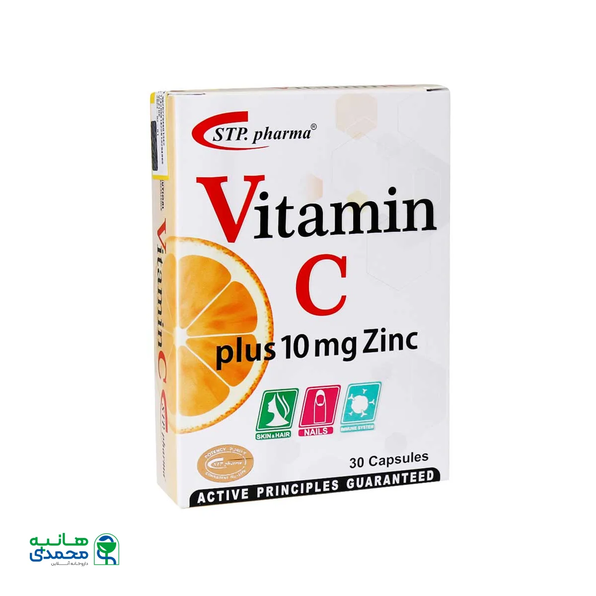 کپسول ویتامین C همراه با زینک اس تی پی فارما