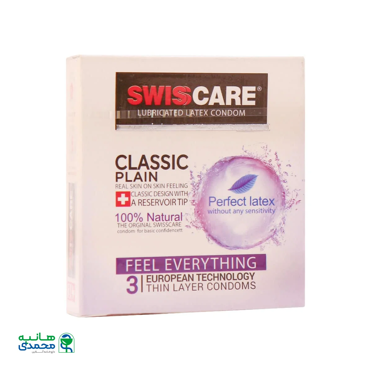قیمت کاندوم کلاسیک سوئیس کر مدل Classic Plain