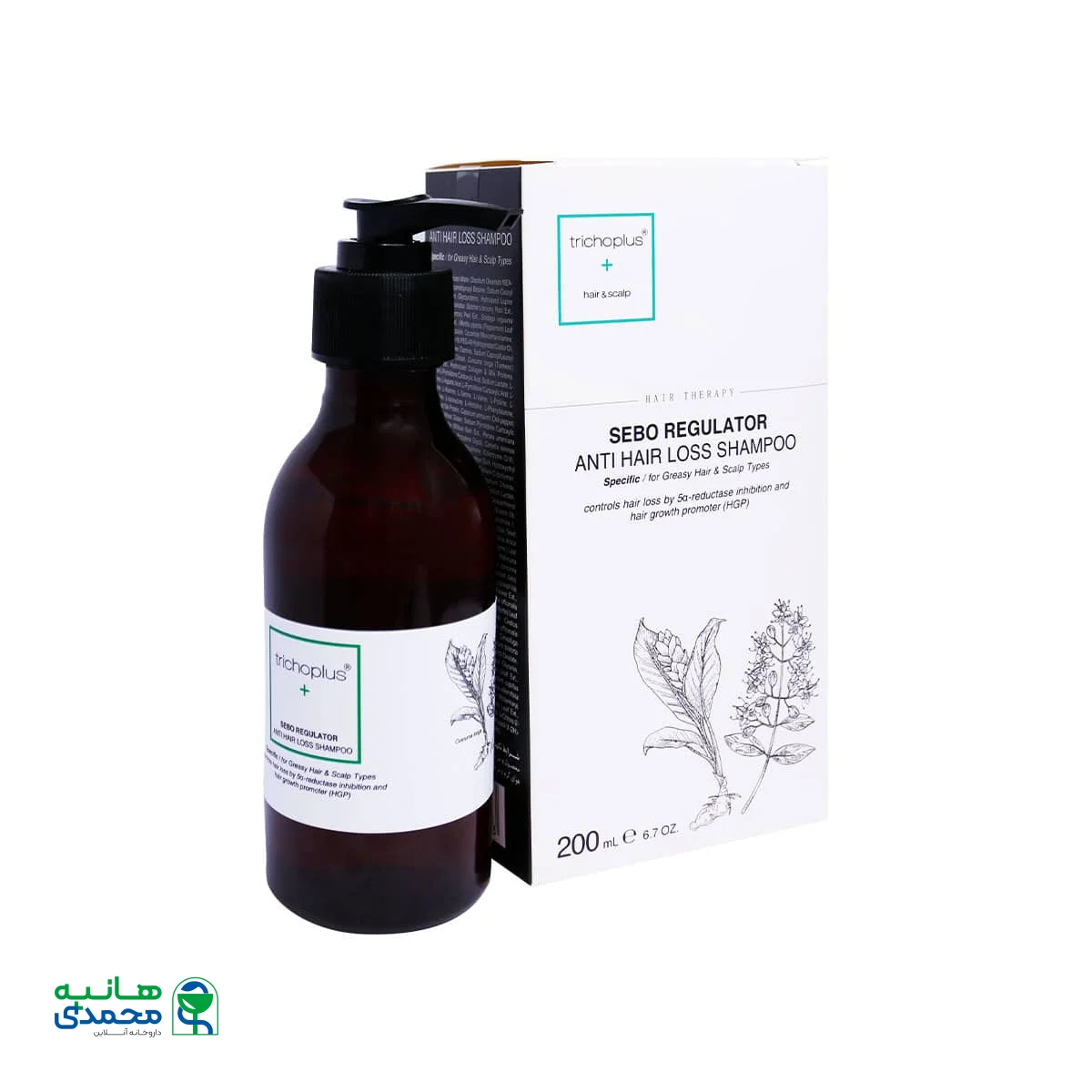 شامپو سبو رگولاتور تریکوپلاس تقویت کننده موی چرب