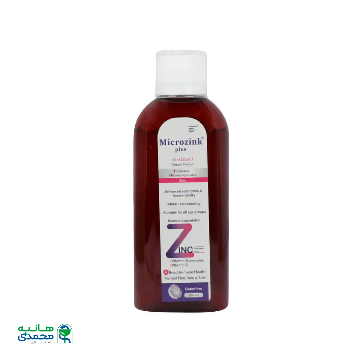 شربت میکروزینک پلاس تریتا داروی آرتا