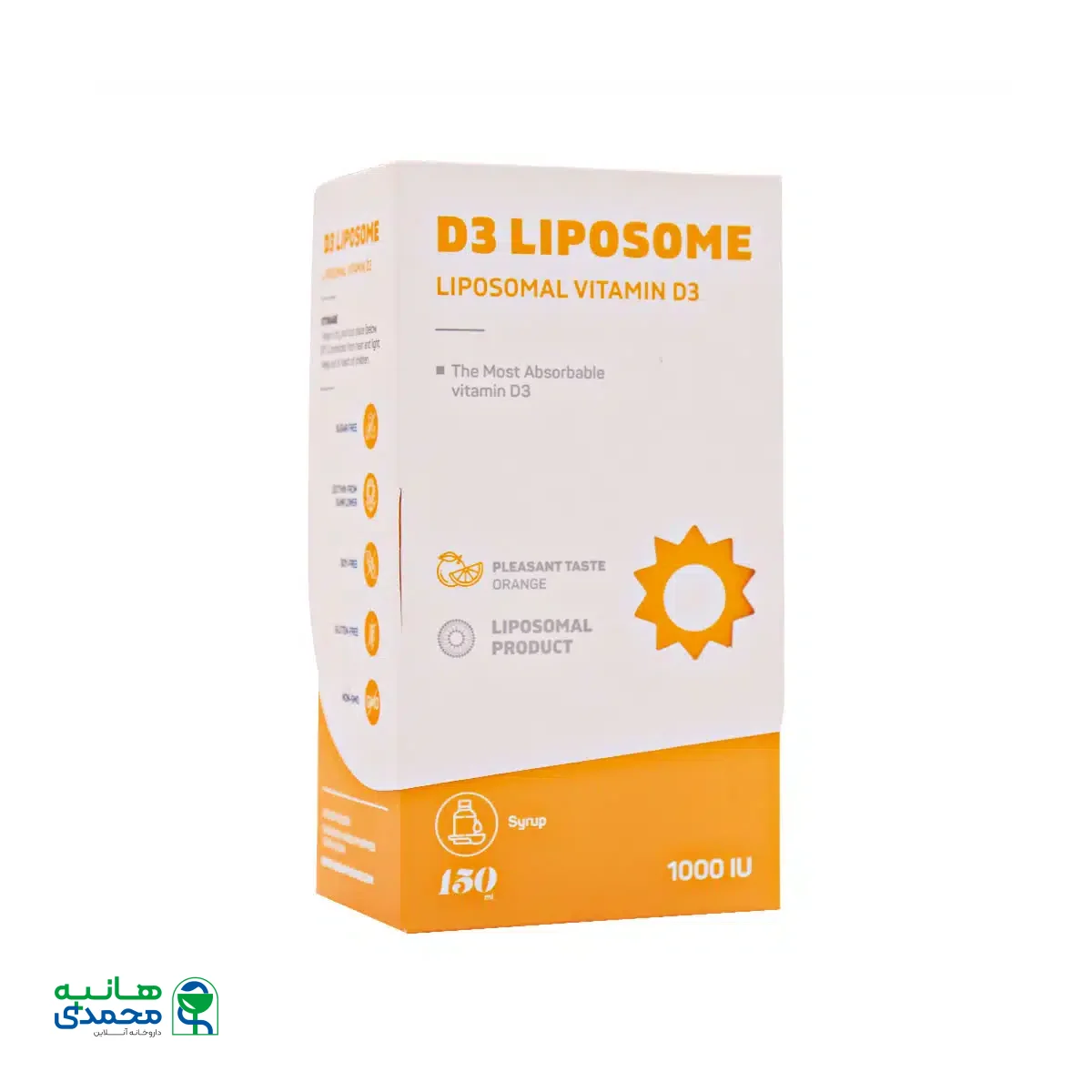 شربت ویتامین D3 1000 واحد لیپوزومال وندا فارمد 150 میلی لیتر