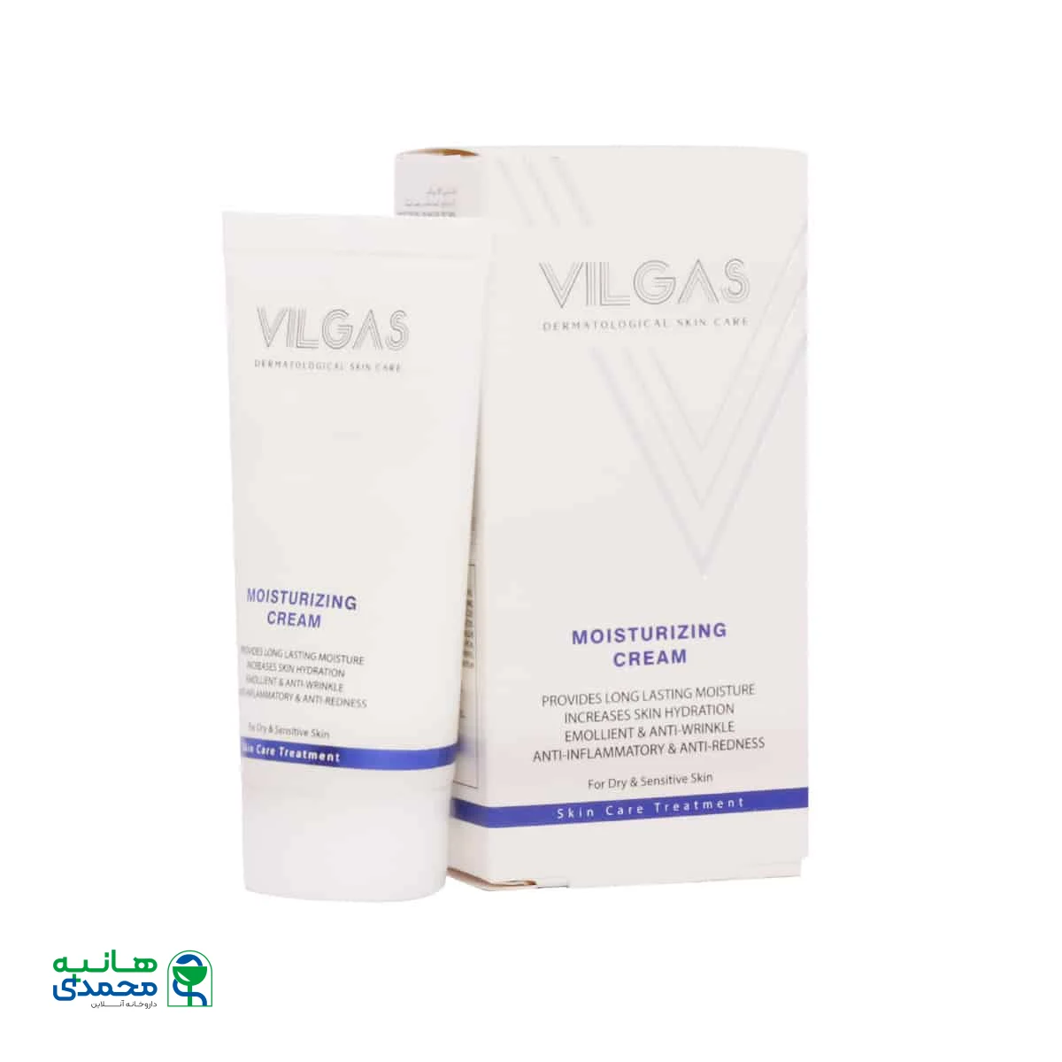 کرم مرطوب کننده پوست خشک و حساس ویلگاس