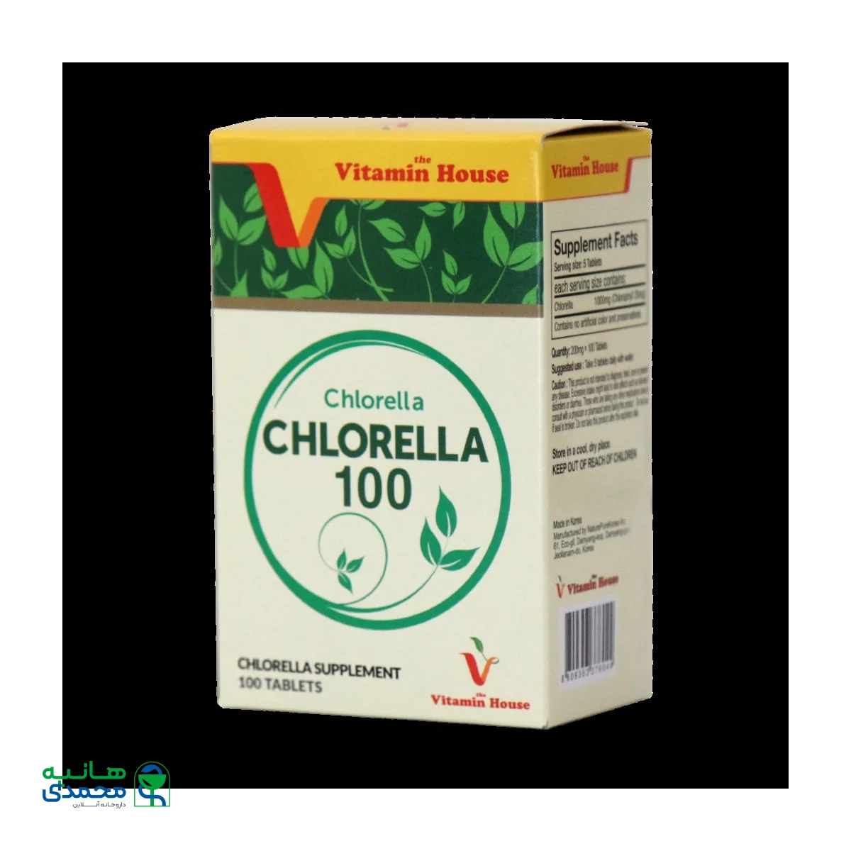 قرص کلرلا ۱۰۰ ویتامین هاوس ۱۰۰ عددی