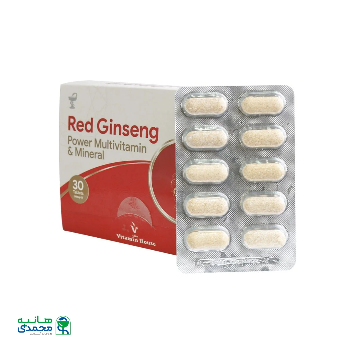 رد جینسینگ پاور مولتی ویتامین مینرال