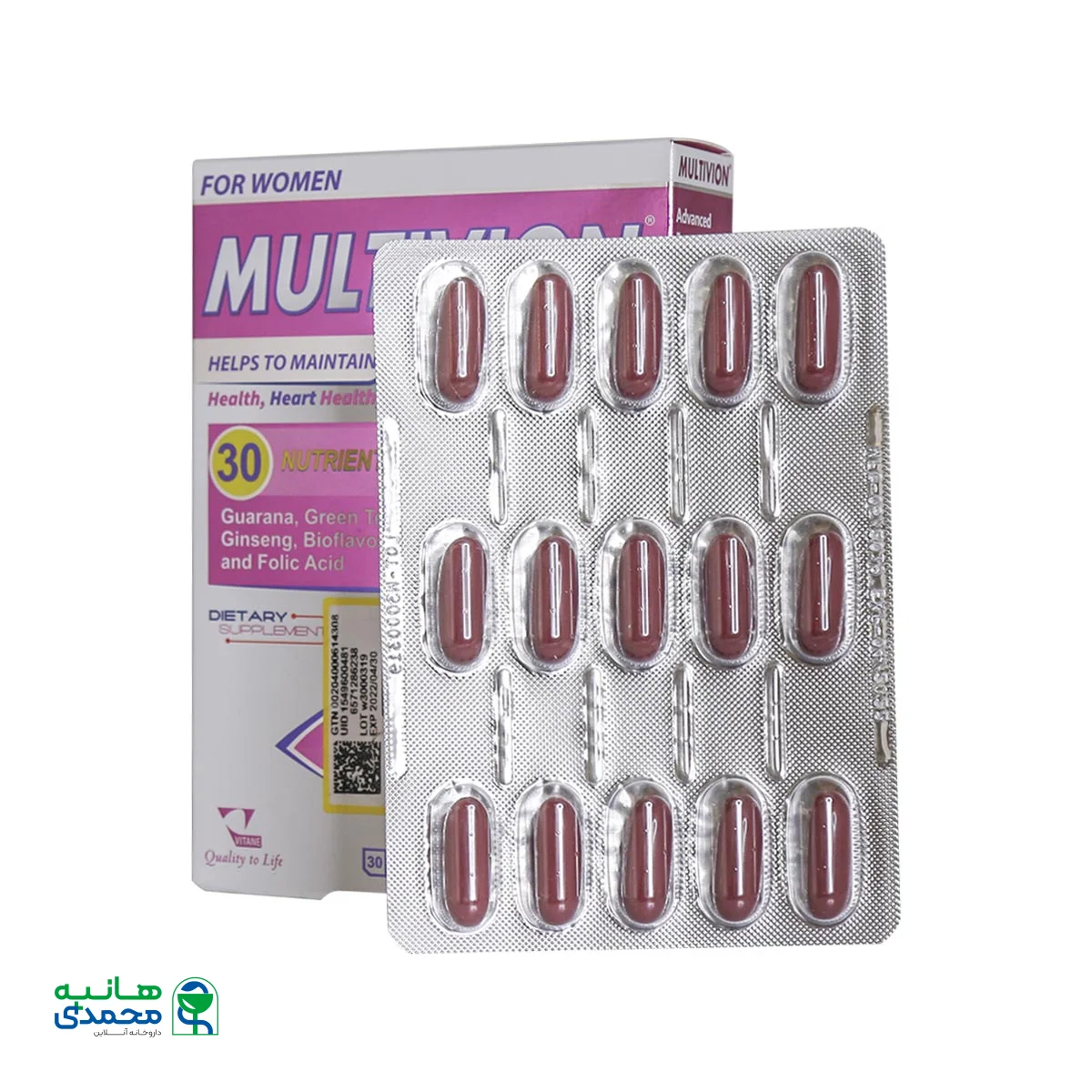 سافت ژل مولتی ویون زنان ویتان 30 عدد