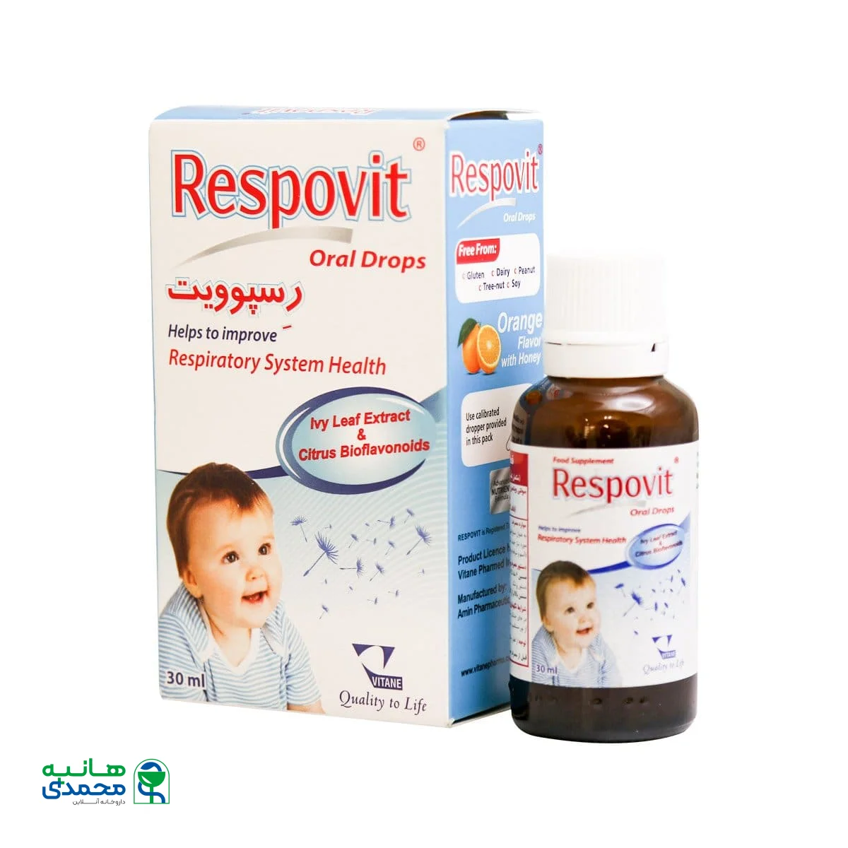 قطره رسپوویت ویتان 30 میلی لیتر