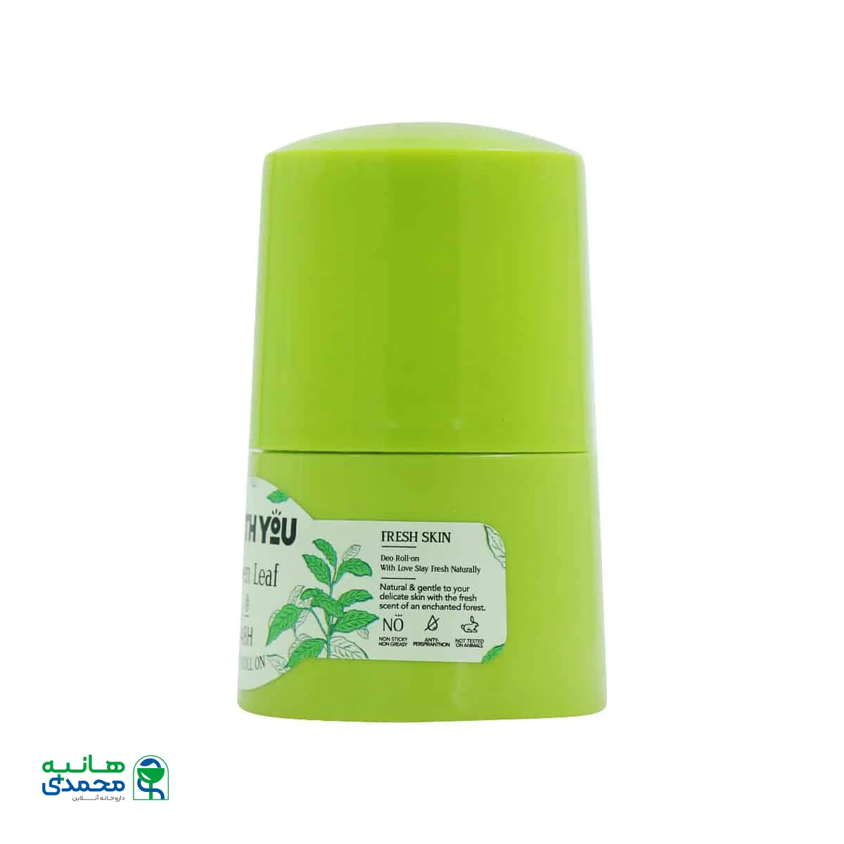 رول ضد تعریق زنانه ویت یو مدل Green Leaf