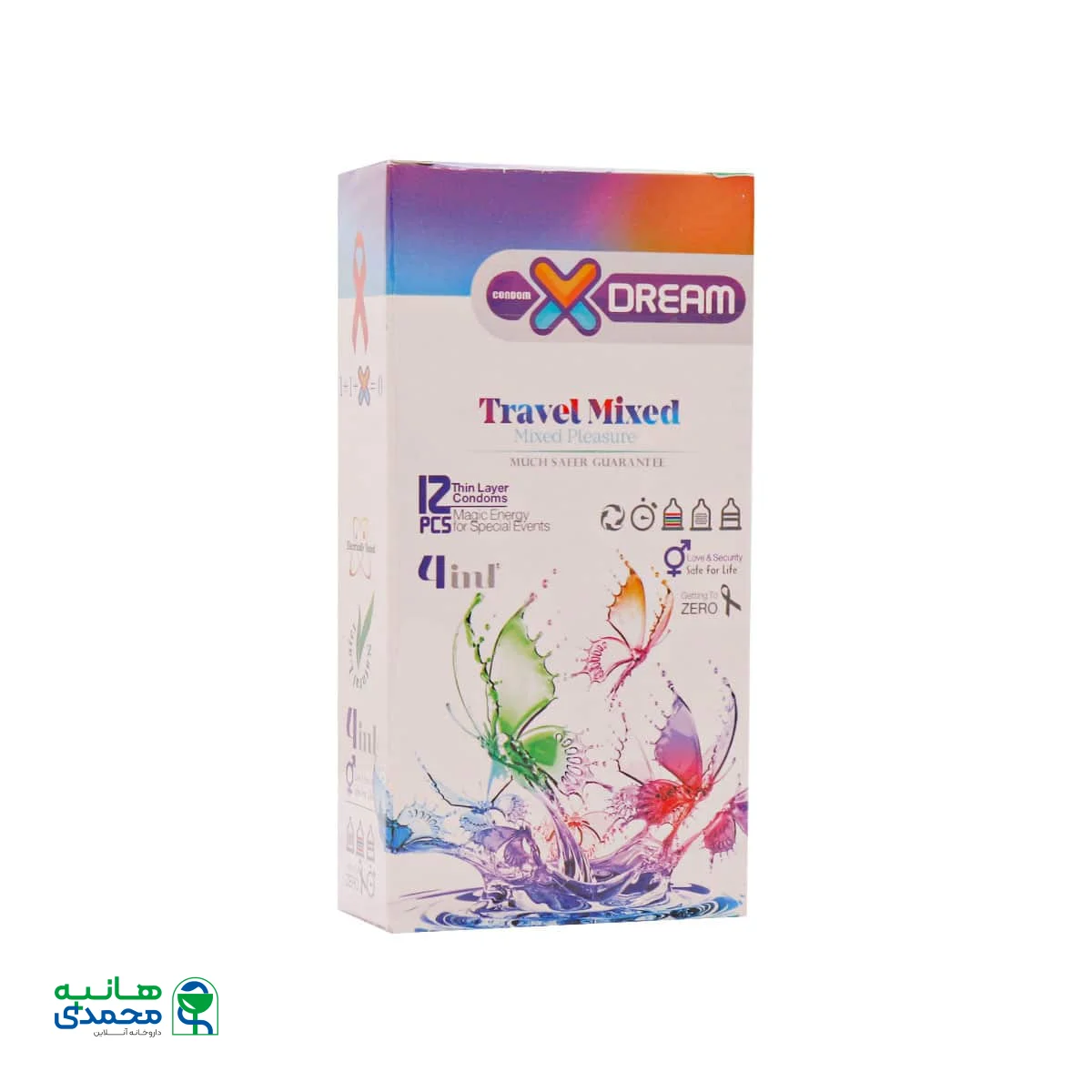 قیمت کاندوم مسافرتی ایکس دریم مدل Travel Mixed