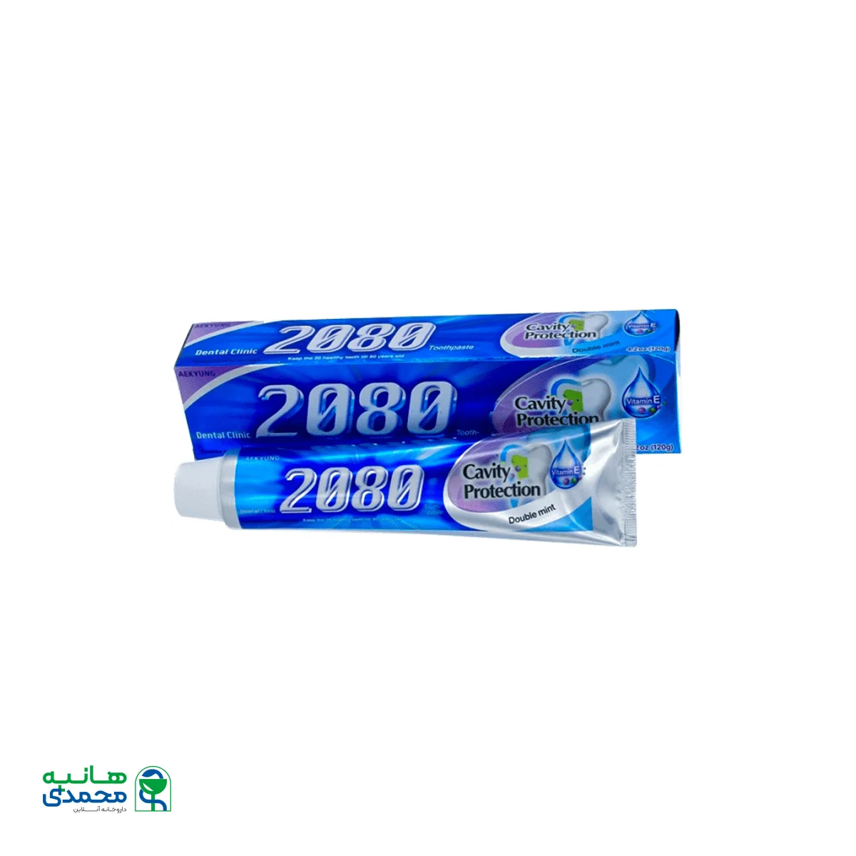 خمیر دندان کویتی پروتکشن ۲۰۸۰ حجم ۱۲۰ گرم