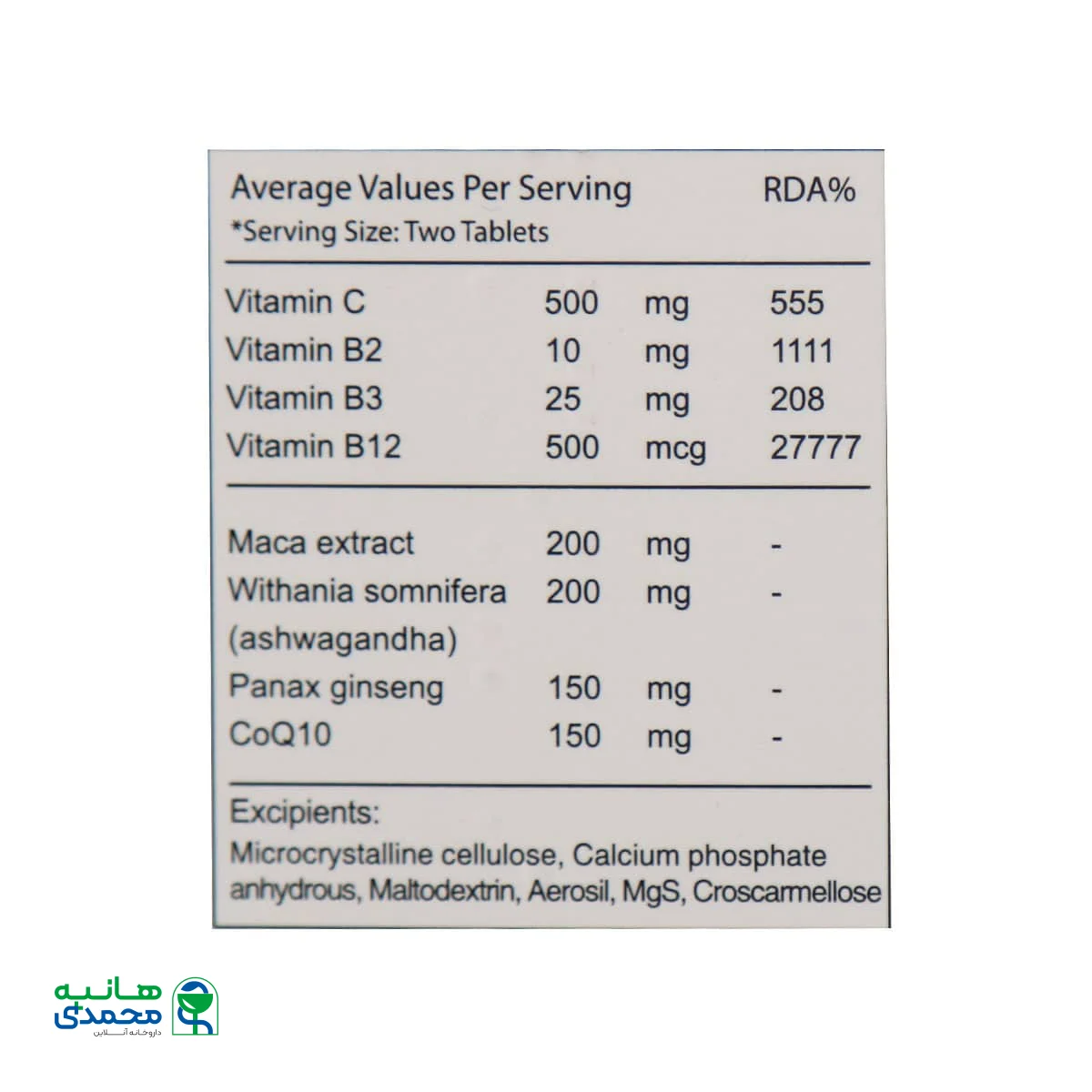قرص اکتی کانت ابیان دارو