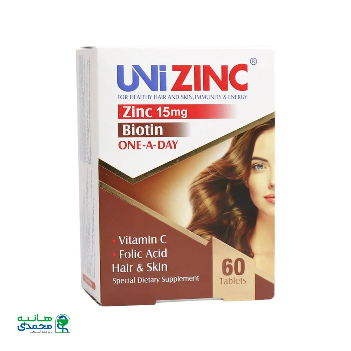قرص یونی زینک ابیان دارو 60 عدد