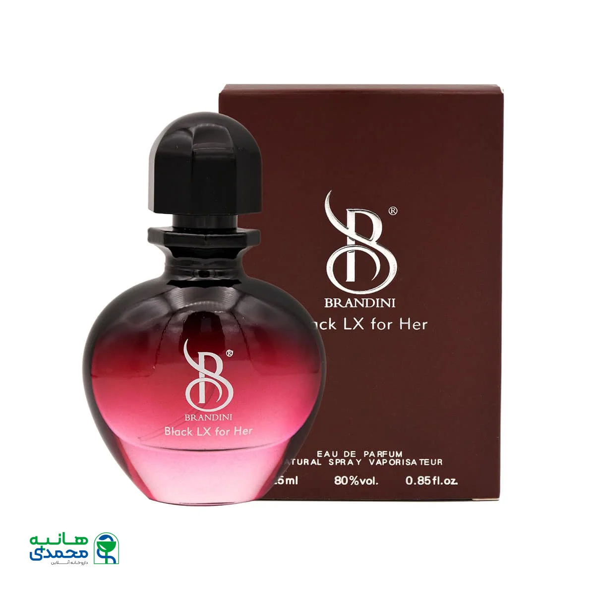 عطر جیبی زنانه برندینی مدل Black Lx For Her