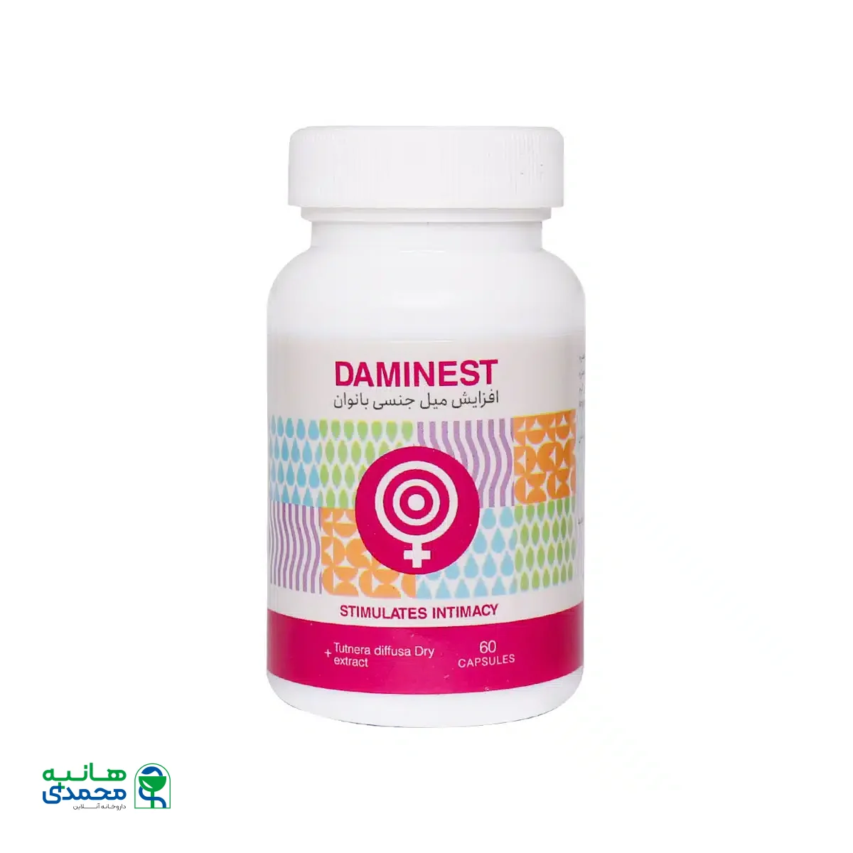 کپسول دامینست ادیب اکسیر 60 عدد