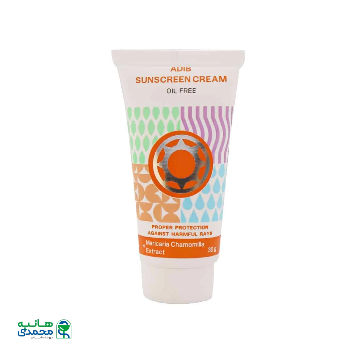 کرم ضد آفتاب گیاهی SPF25 ادیب اکسیر