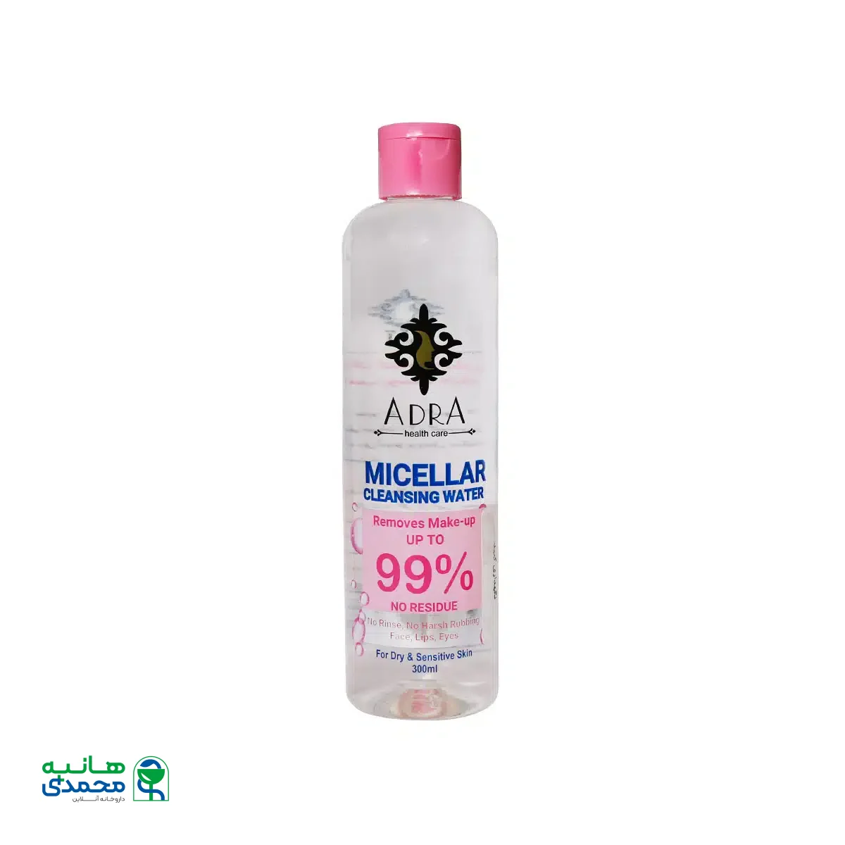 تونیک پاک کننده آرایش پوست خشک آدرا 300 میلی لیتر