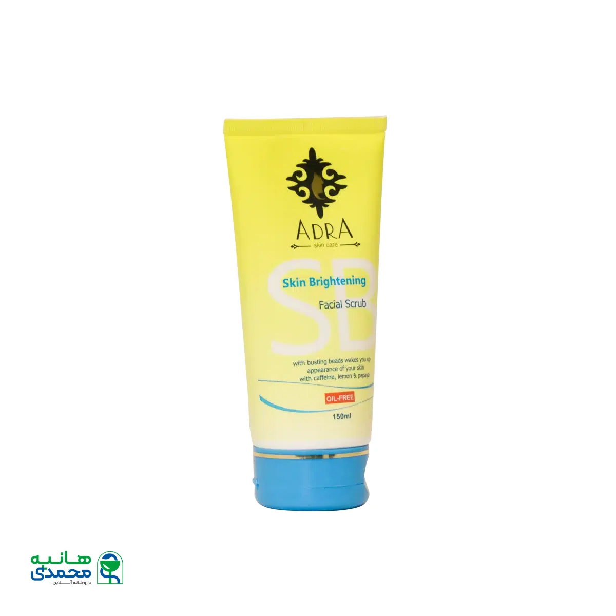 اسکراب روشن کننده صورت آدرا ۱۵۰ میلی لیتر