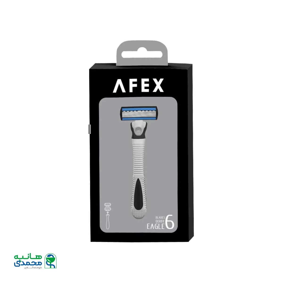 قیمت تیغ اصلاح مردانه افکس مدل شش لبه ایگل