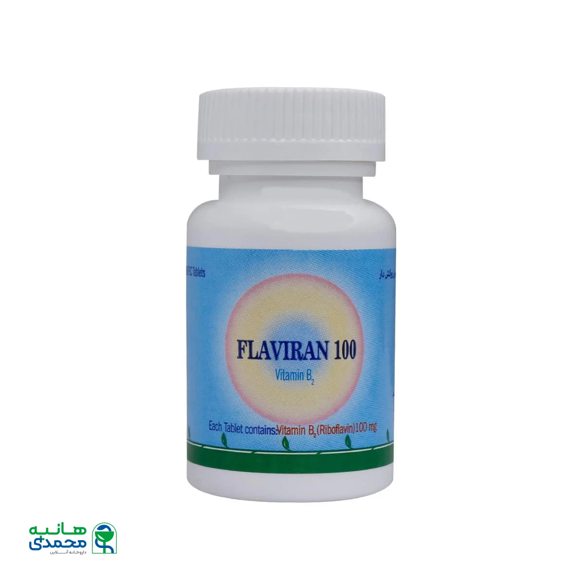 قرص فلاویران 100 میلی گرم اهران تجارت 60 عدد