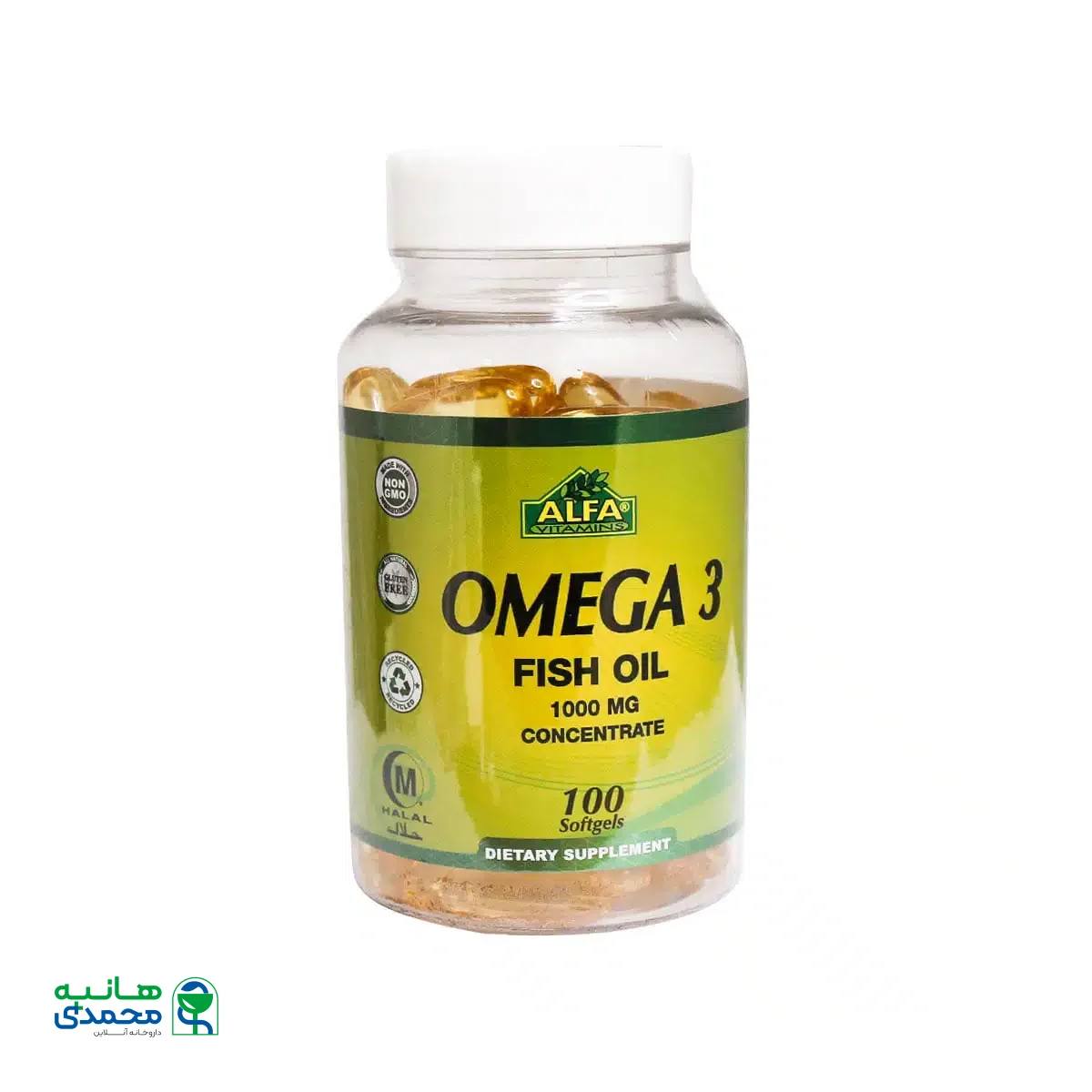 سافت ژل امگا 3 آلفا ویتامینز 1000 میلی گرم