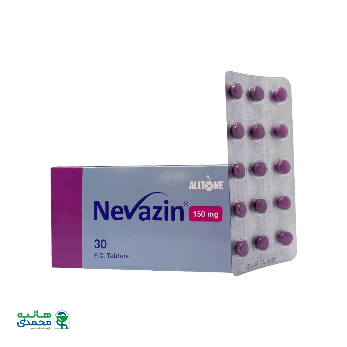 قرص روکش دار نوازین 150 میلی گرم آلتون