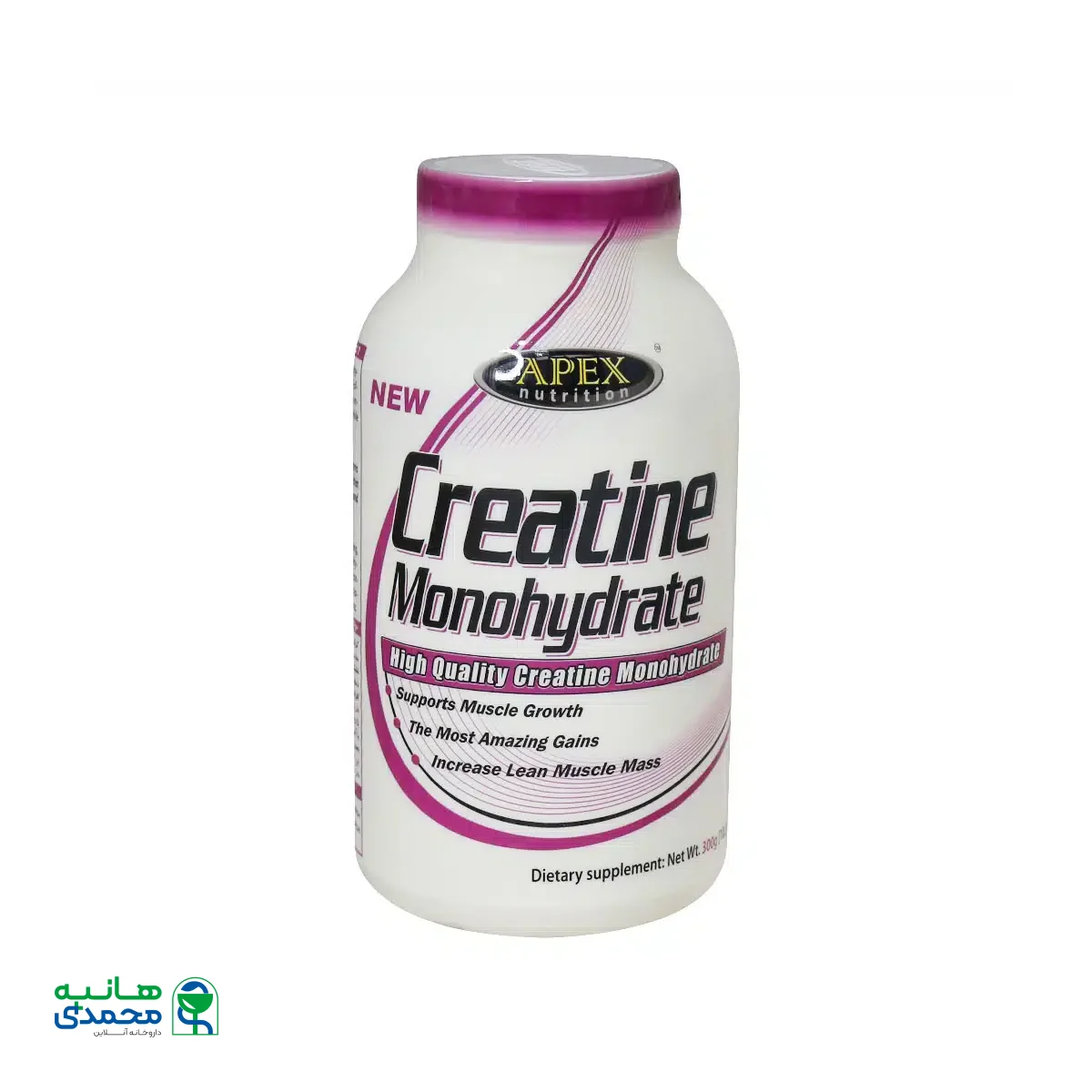 کراتین مونوهیدرات اپکس ۳۰۰ گرم