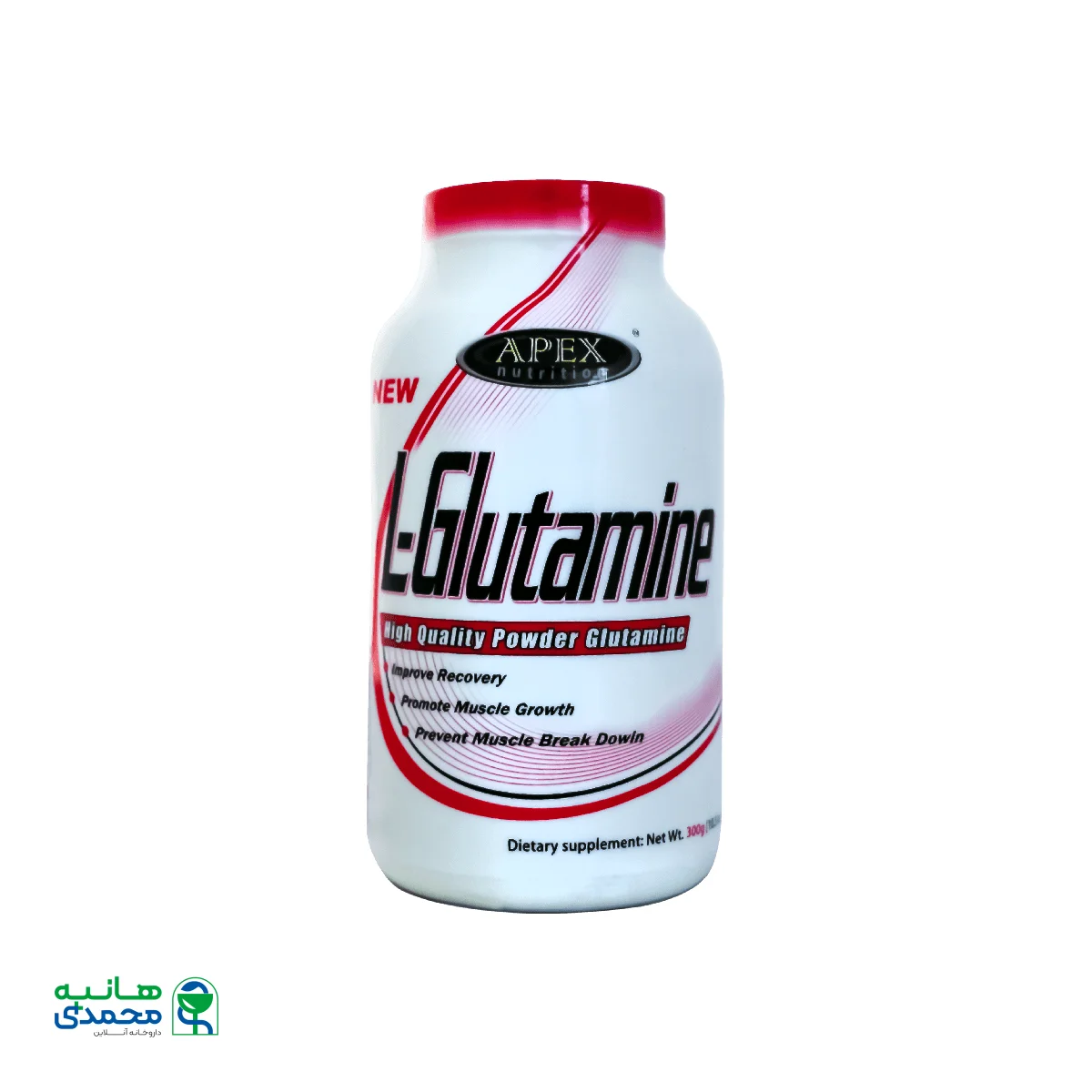 پودر عضله سازی ال گلوتامین اپکس