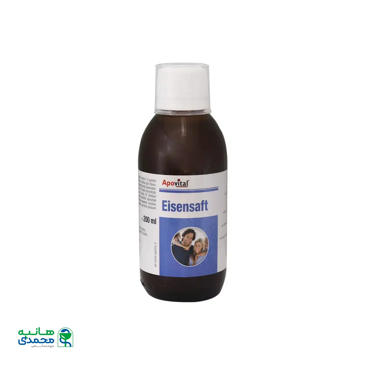 شربت آیزن سافت آپوویتال با طعم تافی 200 میلی لیتر