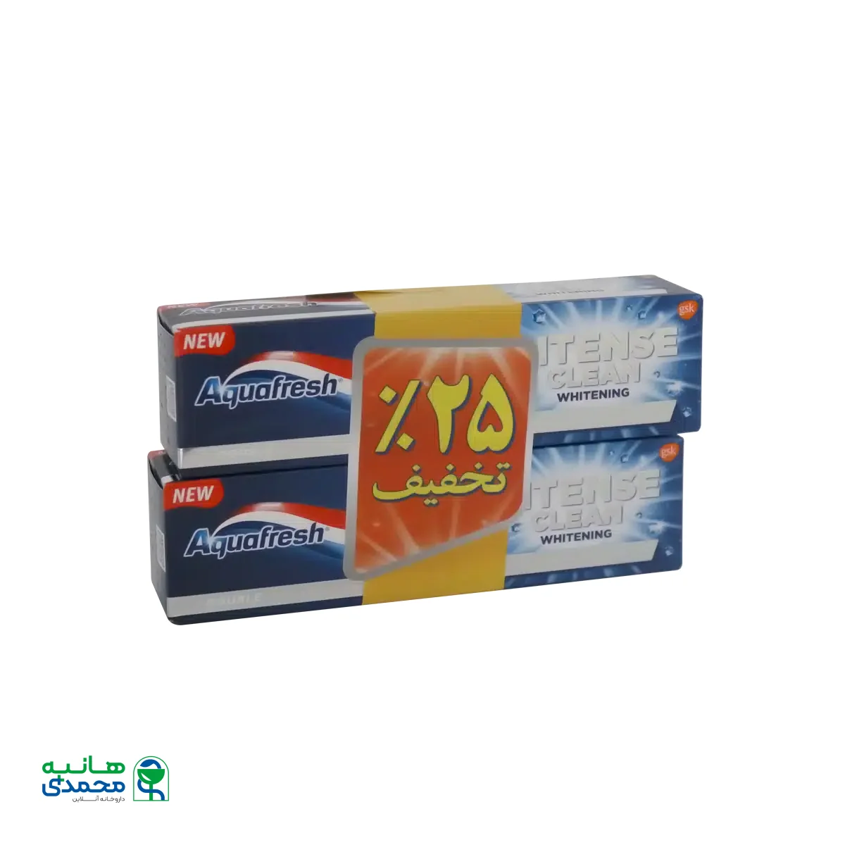 پک ۲ عددی خمیر دندان سفید کننده آکوافرش