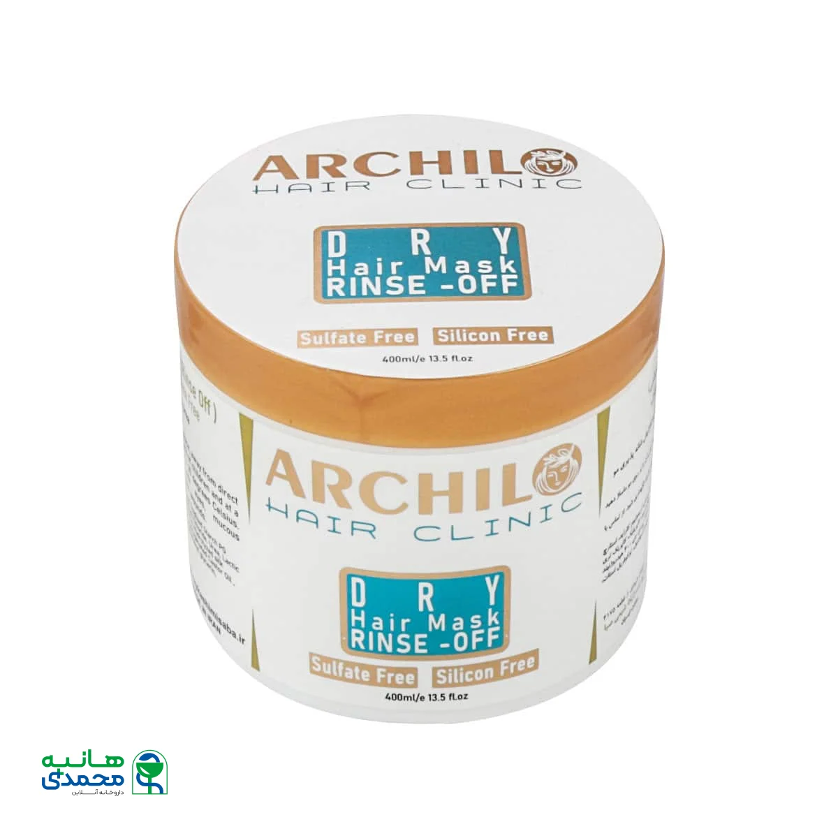 ماسک مو فاقد سولفات مناسب موهای خشک با آبکشی آرچیلو