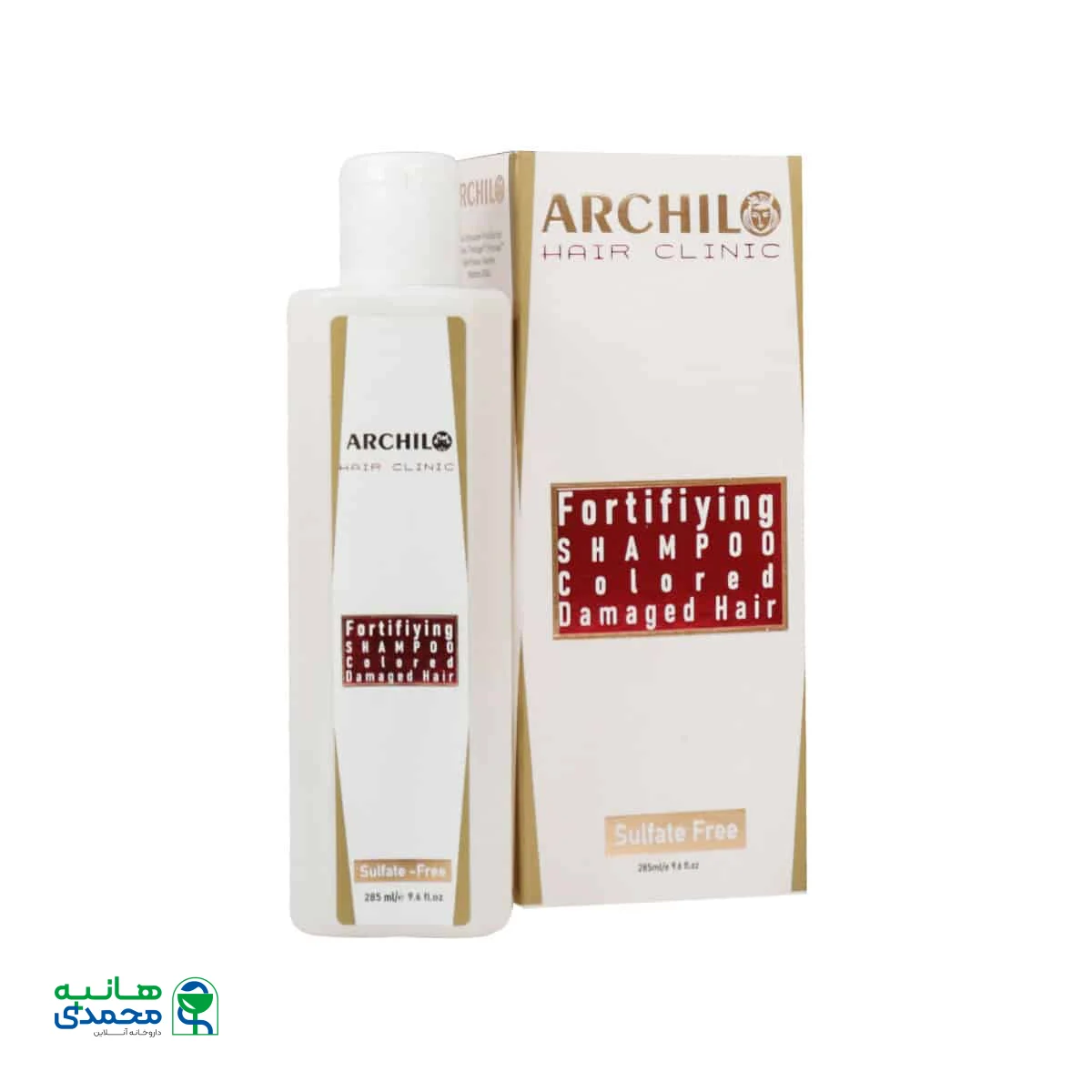شامپو فاقد سولفات تقویت کننده موهای رنگ شده و آسیب دیده آرچیلو
