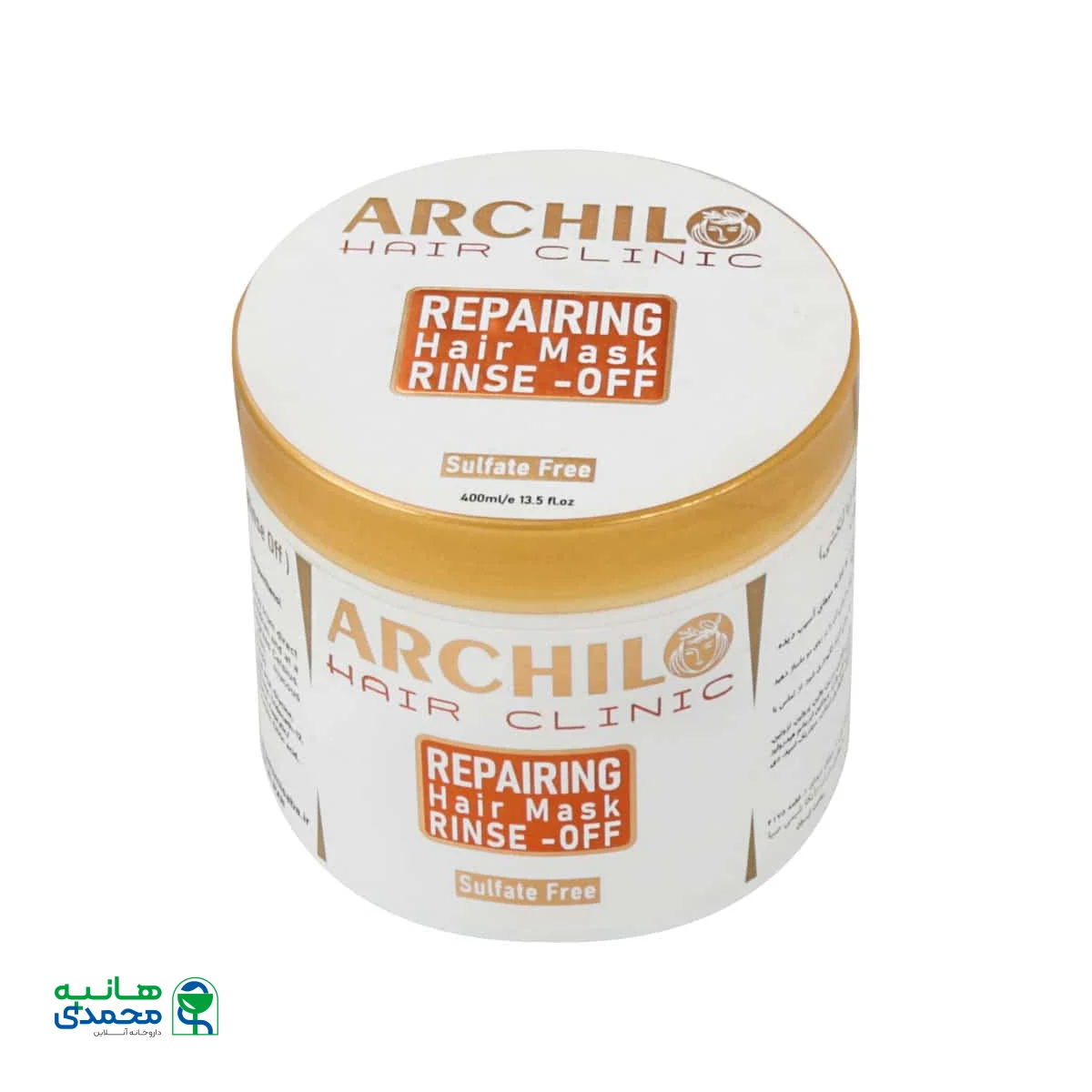 ماسک مو فاقد سولفات مناسب موهای آسیب دیده با آبکشی آرچیلو