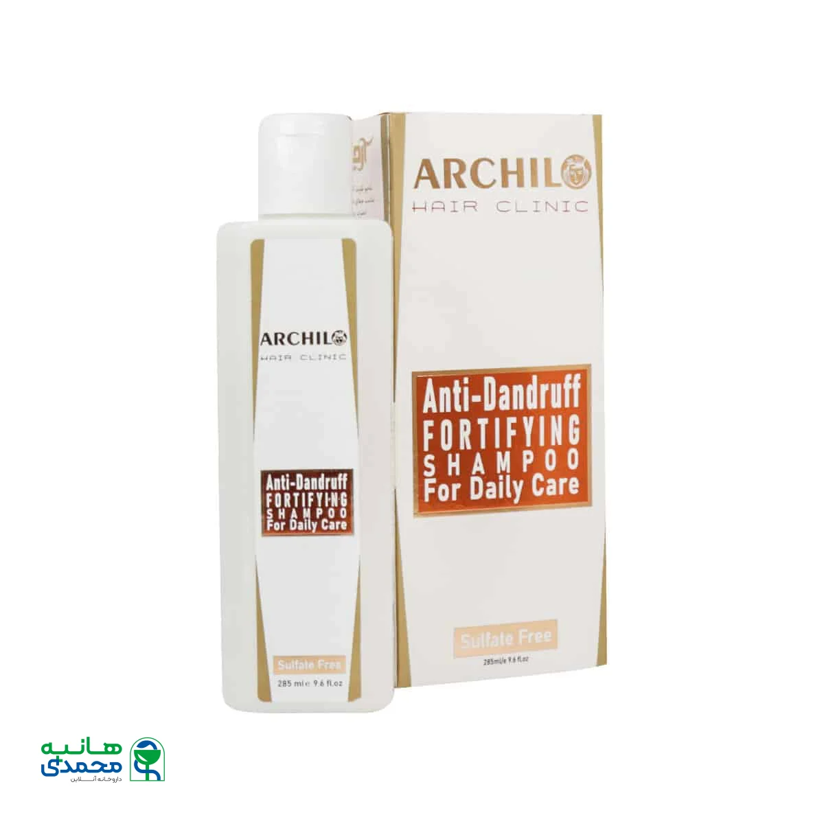 شامپو فاقد سولفات تقویت کننده موهای دارای شوره آرچیلو