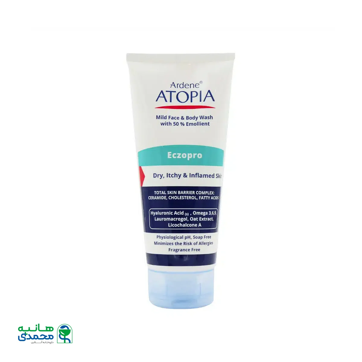 لوسیون شوینده بسیار ملایم حاوی 50 درصد روغن نرم کننده آتوپیا آردن 200 گرم