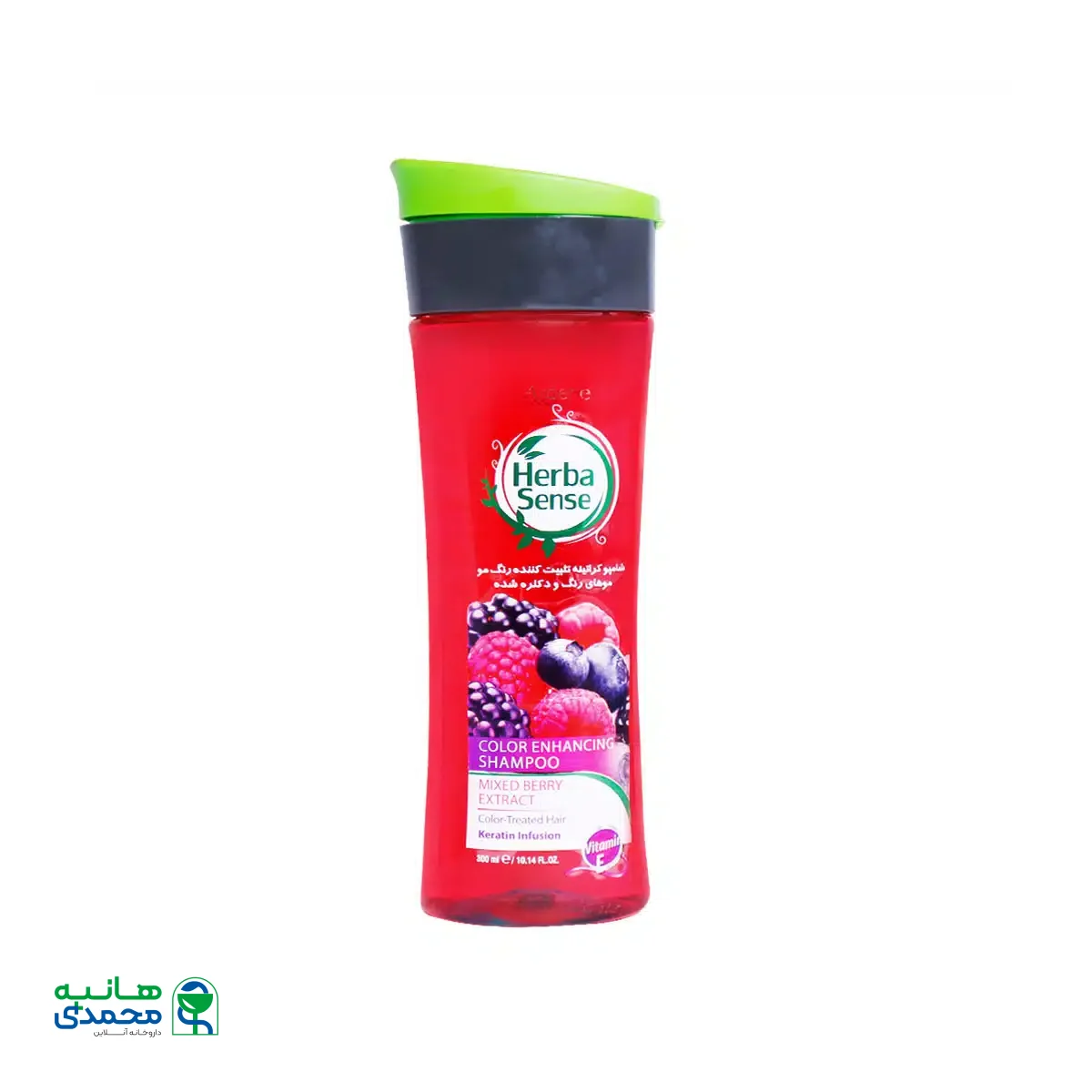شامپو کراتینه تثبیت کننده رنگ مو هرباسنس آردن 300 میلی لیتر