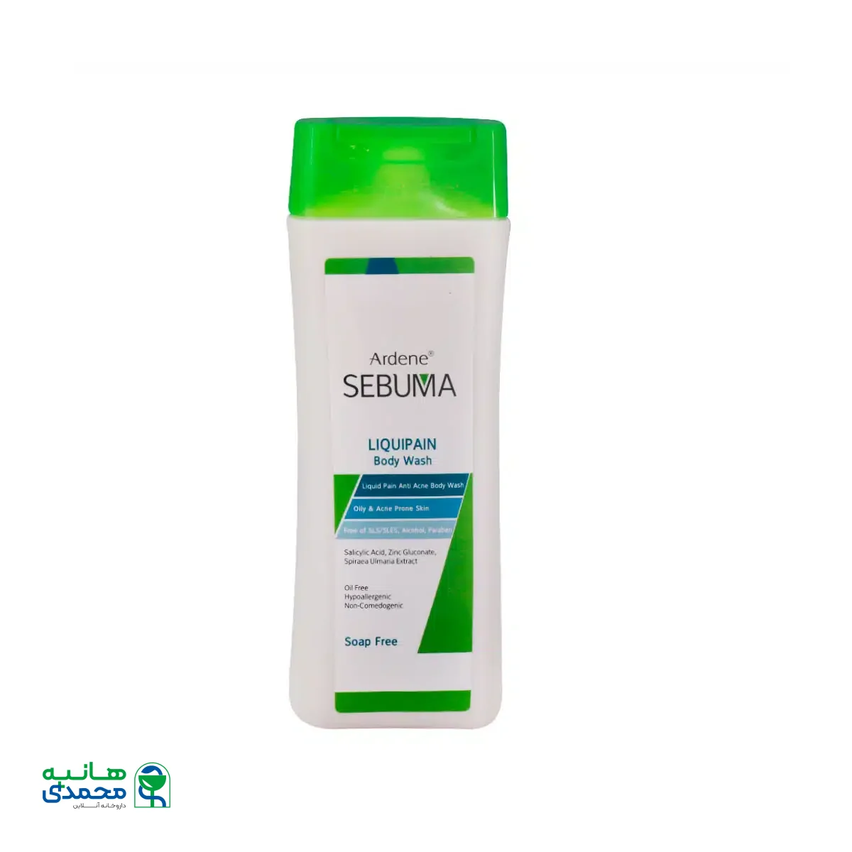 مایع شوینده غیرصابونی بدن سبوما آردن مناسب پوست چرب 250 گرم