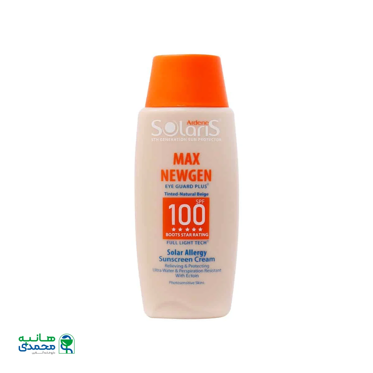 کرم ضد آفتاب رنگی SPF100 مکس نیوژن سولاریس آردن 100 میلی لیتر