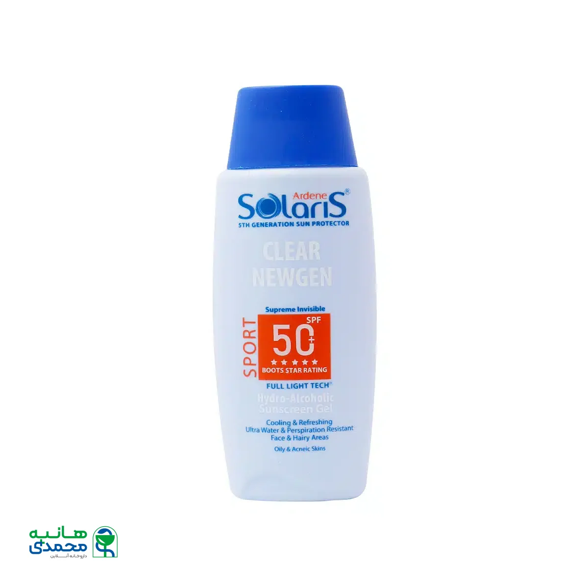 ژل ضد آفتاب SPF50 اسپرت کلیر نیوژن سولاریس آردن 100 میلی لیتر