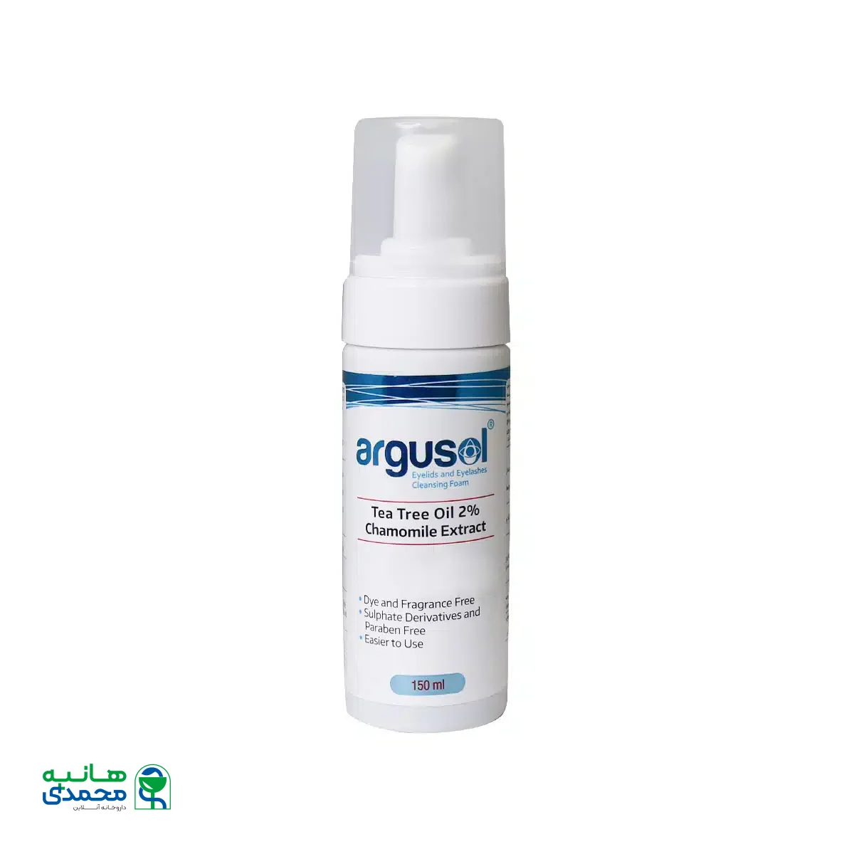 فوم شستشو پلک و مژه آرگوسول 150 میلی لیتر