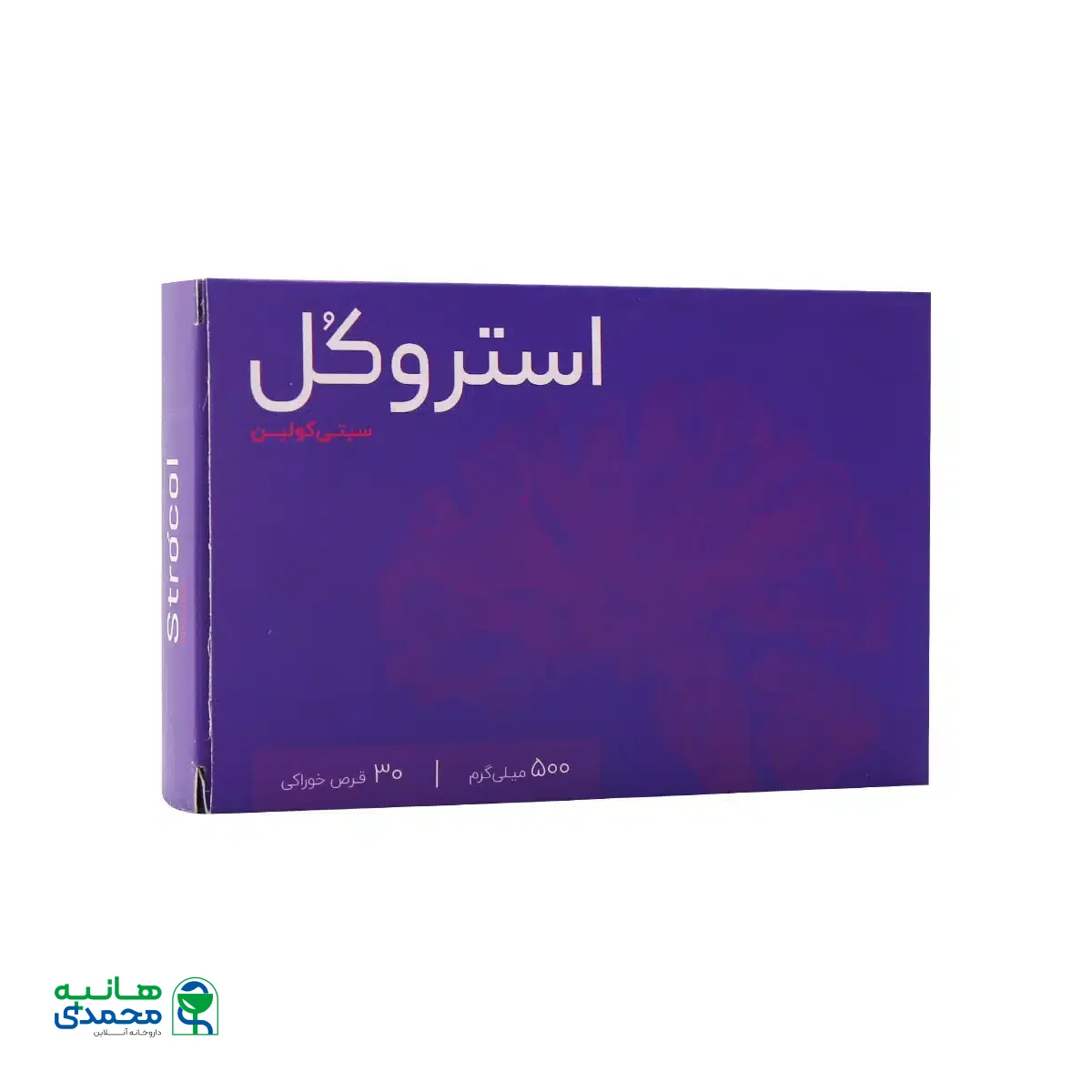 قرص استروکل سیتی کولین 500 میلی گرم تقویت کننده حافظه اشبال شیمی 30 عدد