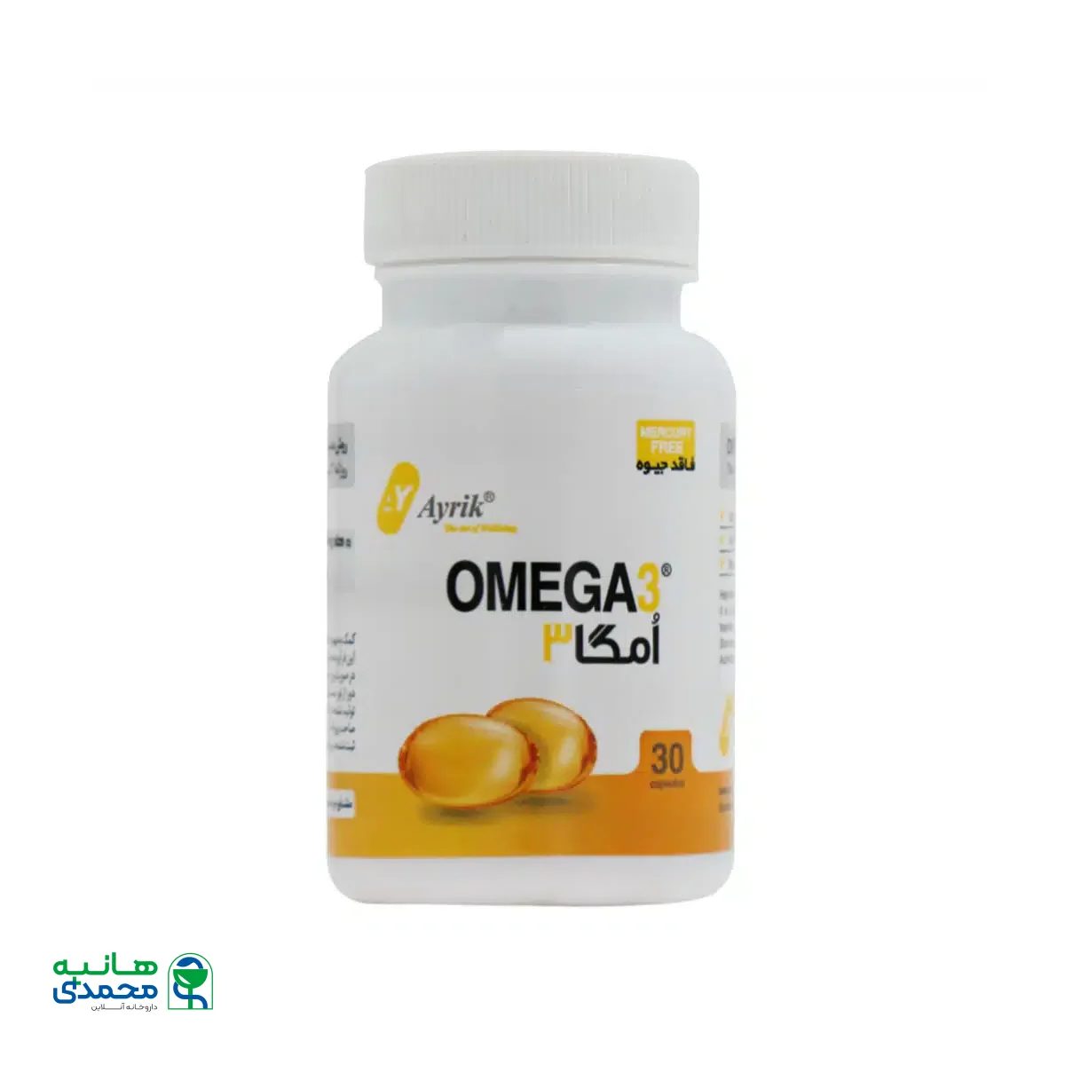 کپسول امگا 3 آیریک 30 عدد