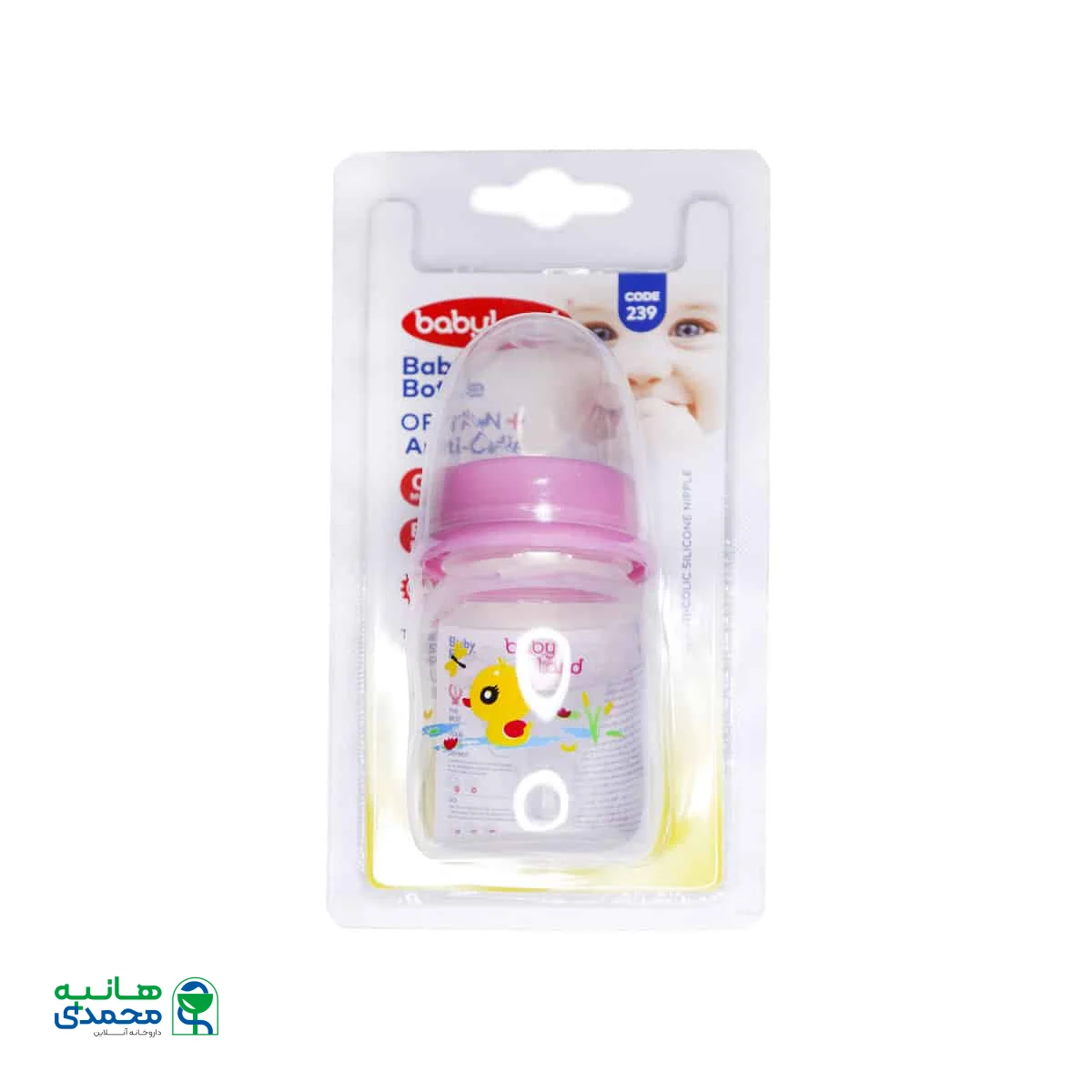 بطری شیرخوری بیبی لند کد 239