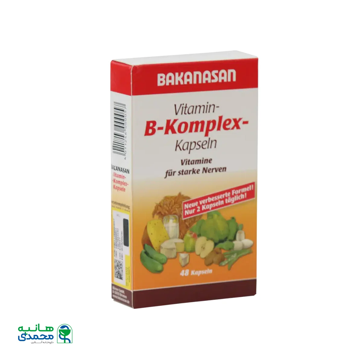 کپسول ب کمپلکس باکاناسان ۴۸ عدد