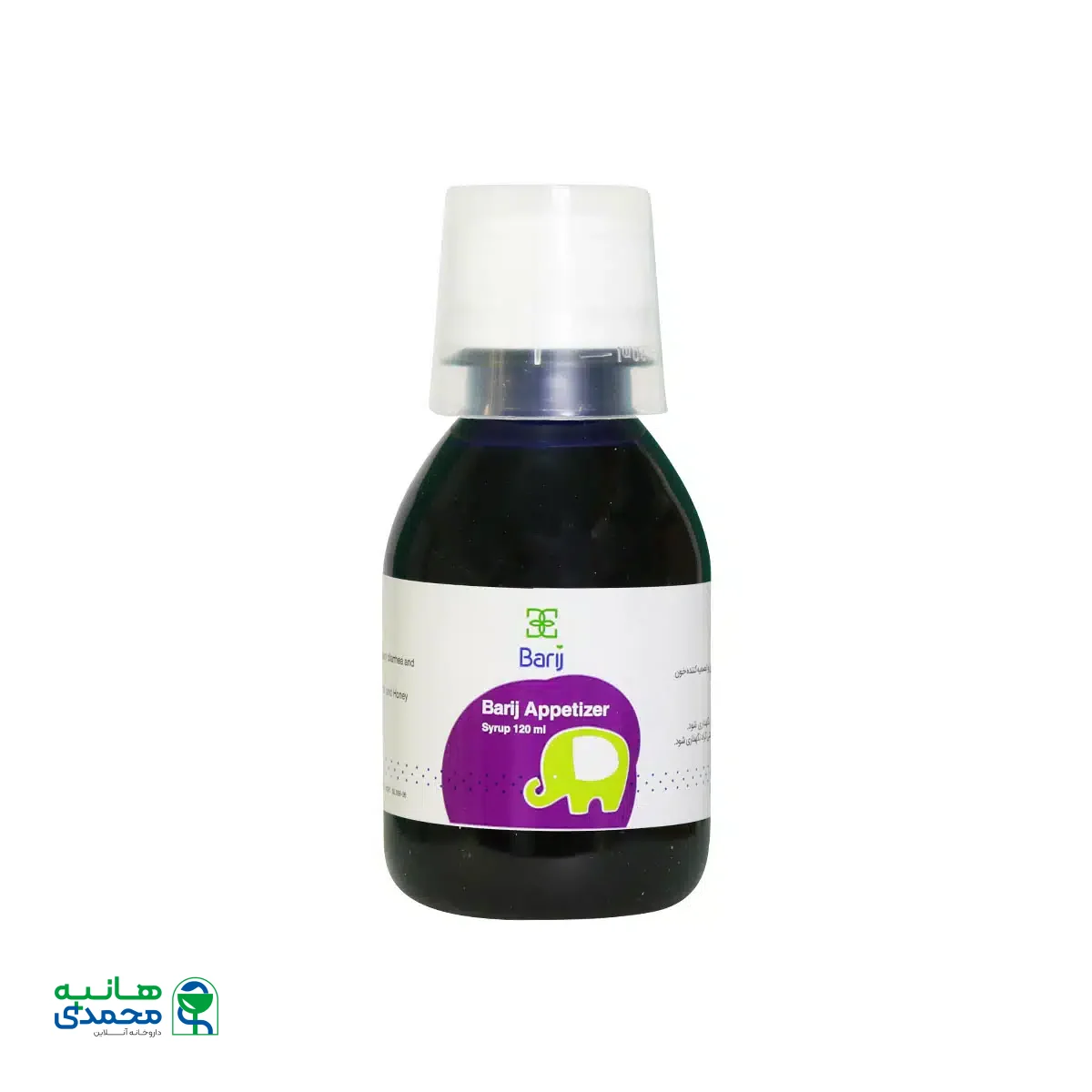 شربت اشتها آور باریج اسانس مناسب کودکان 120 میلی لیتر