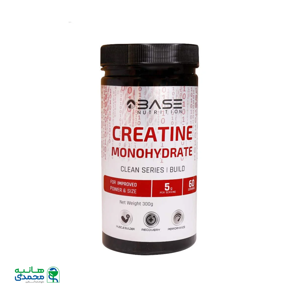 پودر کراتین مونوهیدرات بیس نوتریشن