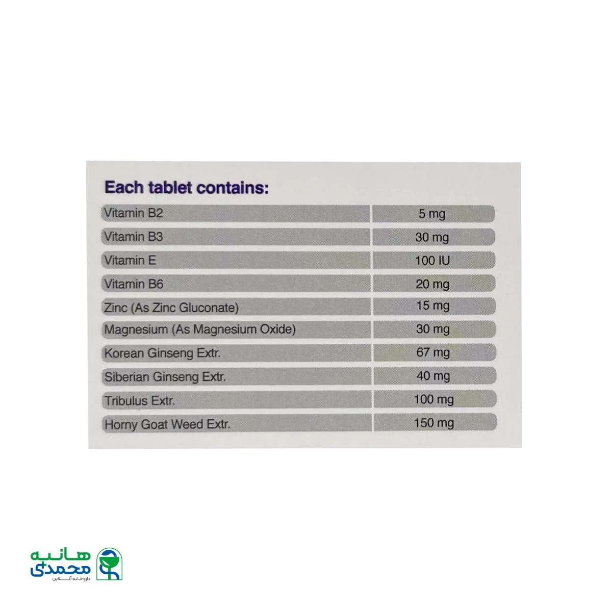 قرص سیکافارما پلاس بهداشت فارمد لوتوس
