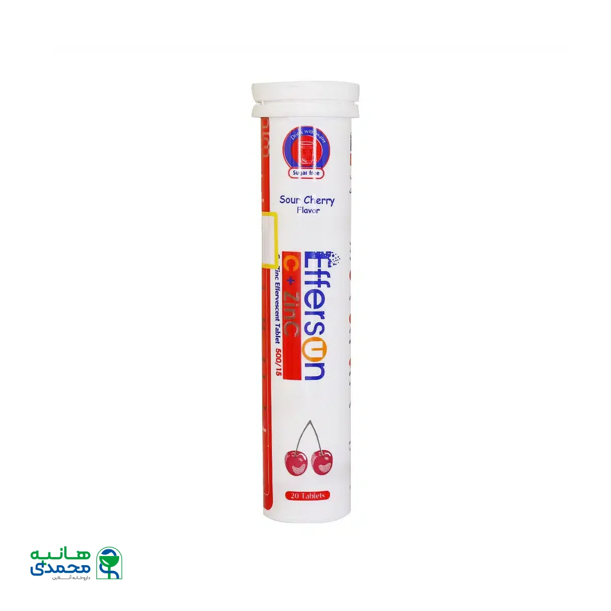 قرص جوشان ویتامین C و زینک افرسان بهشاد دارو 20 عدد