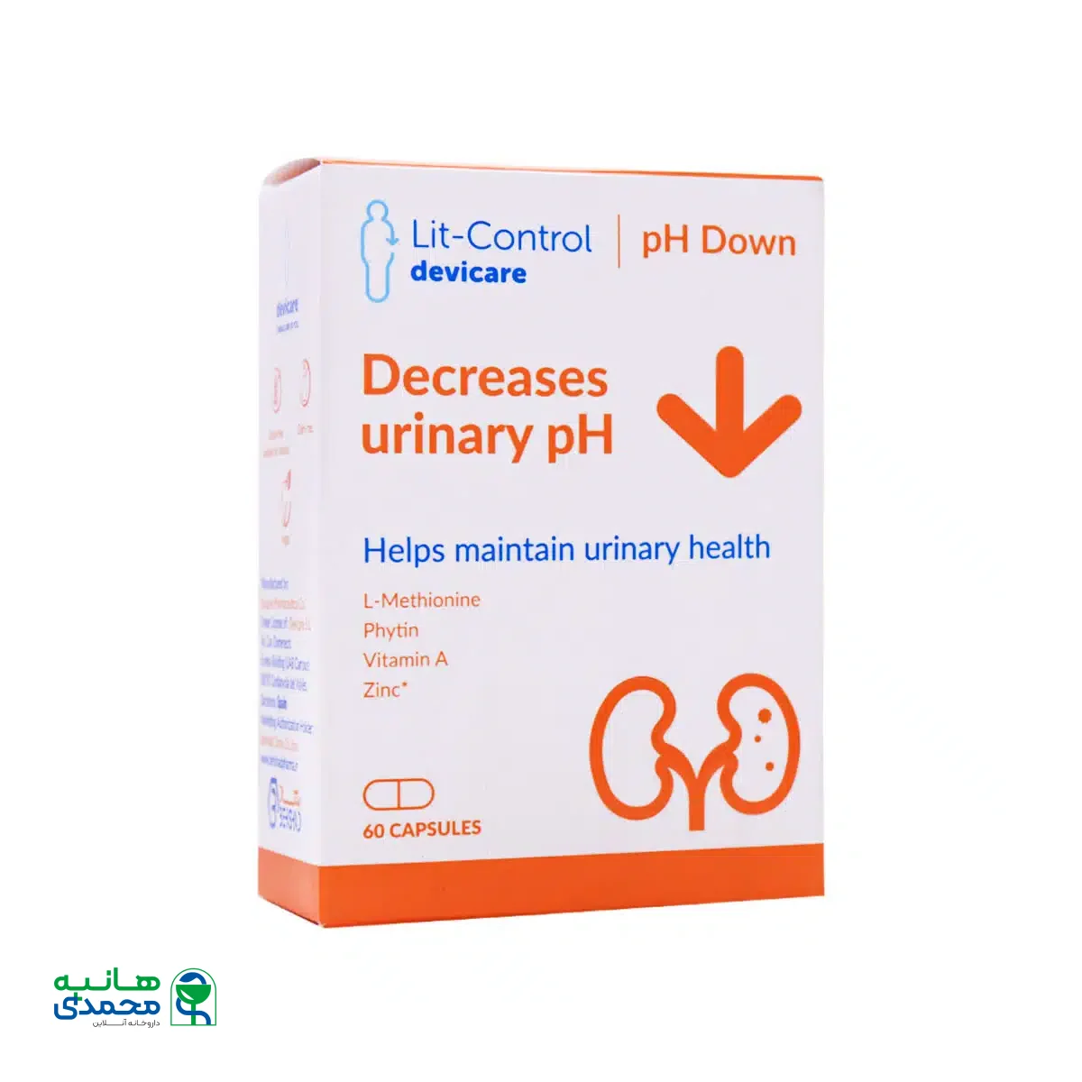 کپسول لیت کنترل پی اچ داون بهشاد دارو 60 عدد